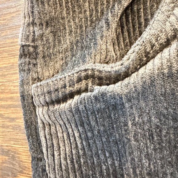 Corduroy Moss Green Drawstring Jogger Pants Italy - Picture 7 of 11